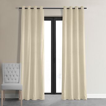 EFF Signature Velvet Grommet Blackout Window Curtain Panel