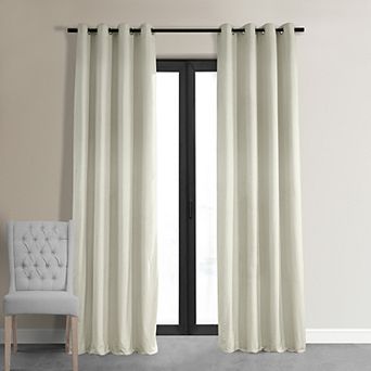 EFF Signature Velvet Grommet Blackout Window Curtain Panel