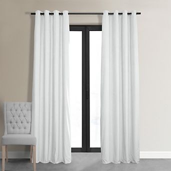 EFF Signature Velvet Grommet Blackout Window Curtain Panel