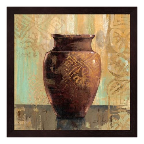 Metaverse Art Glazed Pot II Framed Wall Art