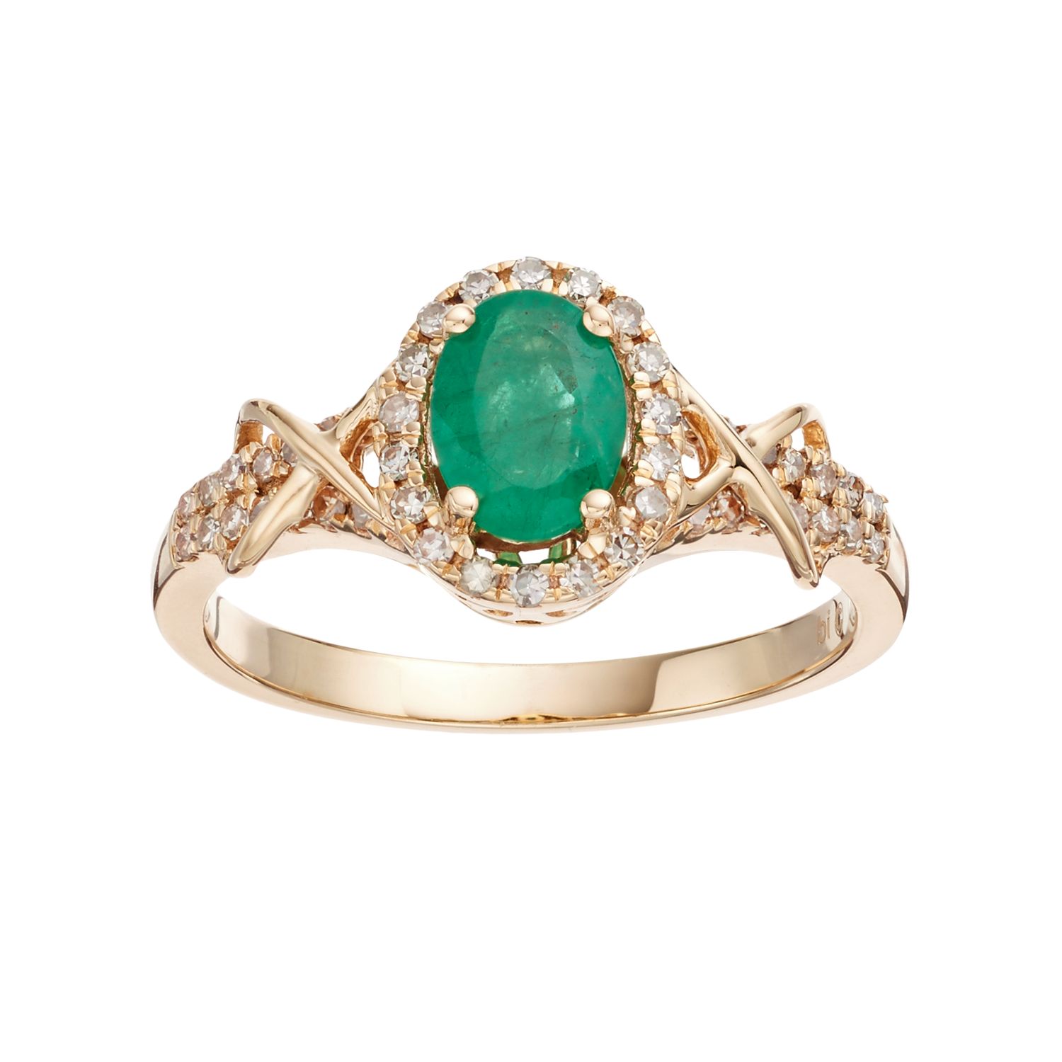 Kohls hot sale emerald rings