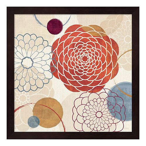 Metaverse Art Abstract Bouquet I Framed Wall Art