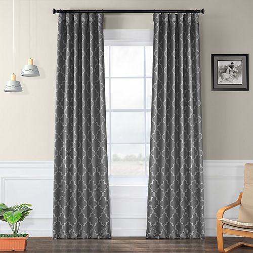 EFF Blackout 1-Panel Seville Window Curtain