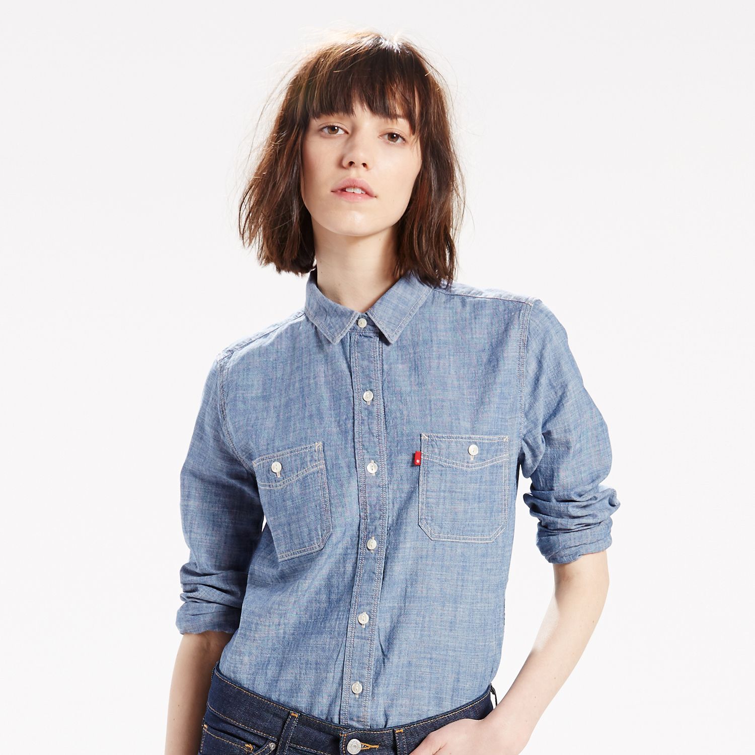 levi's chambray shirt