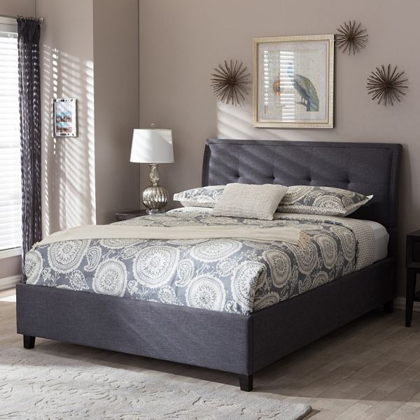 Baxton Studio Lea Queen Platform Bed