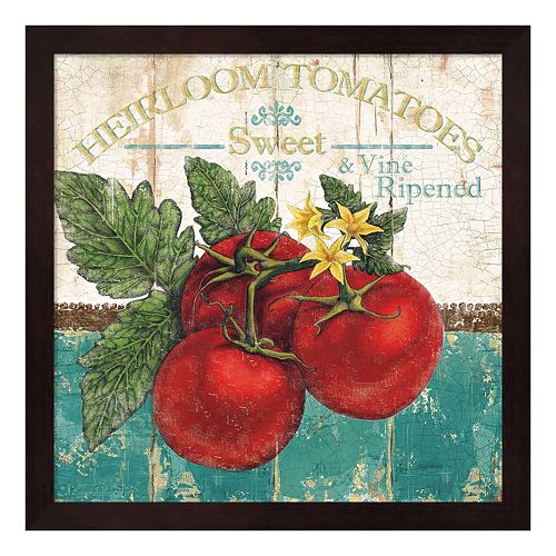 Metaverse Art Heirloom Tomatoes Framed Wall Art