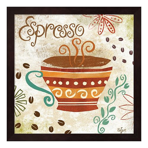 Metaverse Art Colorful Coffee III Framed Wall Art