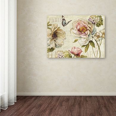 Trademark Fine Art Marche de Fleurs IV Canvas Wall Art