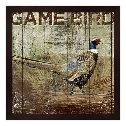 Metaverse Art Open Season Pheasant Framed Wall Art