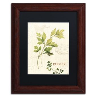 Trademark Fine Art Aromantique I Wood Finish Framed Wall Art