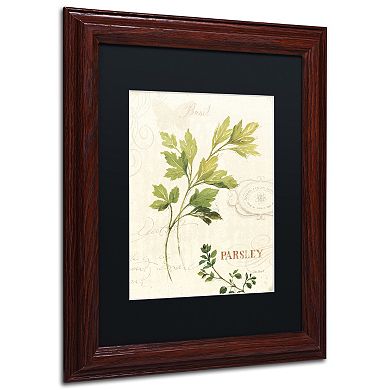 Trademark Fine Art Aromantique I Wood Finish Framed Wall Art