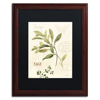 Trademark Fine Art Aromantique IV Wood Finish Framed Wall Art