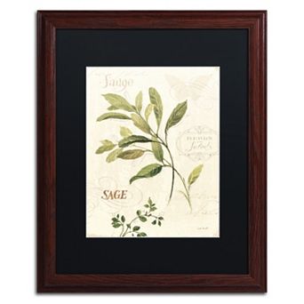 Trademark Fine Art Aromantique IV Wood Finish Framed Wall Art