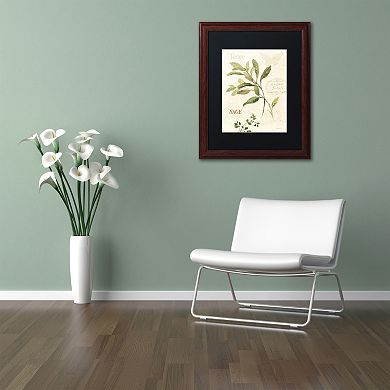 Trademark Fine Art Aromantique IV Wood Finish Framed Wall Art