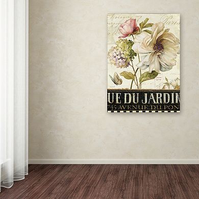 Trademark Fine Art Marche de Fleurs II Canvas Wall Art