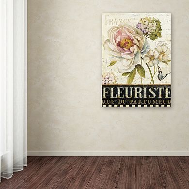 Trademark Fine Art Marche de Fleurs III Canvas Wall Art