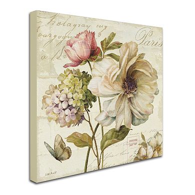 Trademark Fine Art Marche de Fleurs II Canvas Wall Art