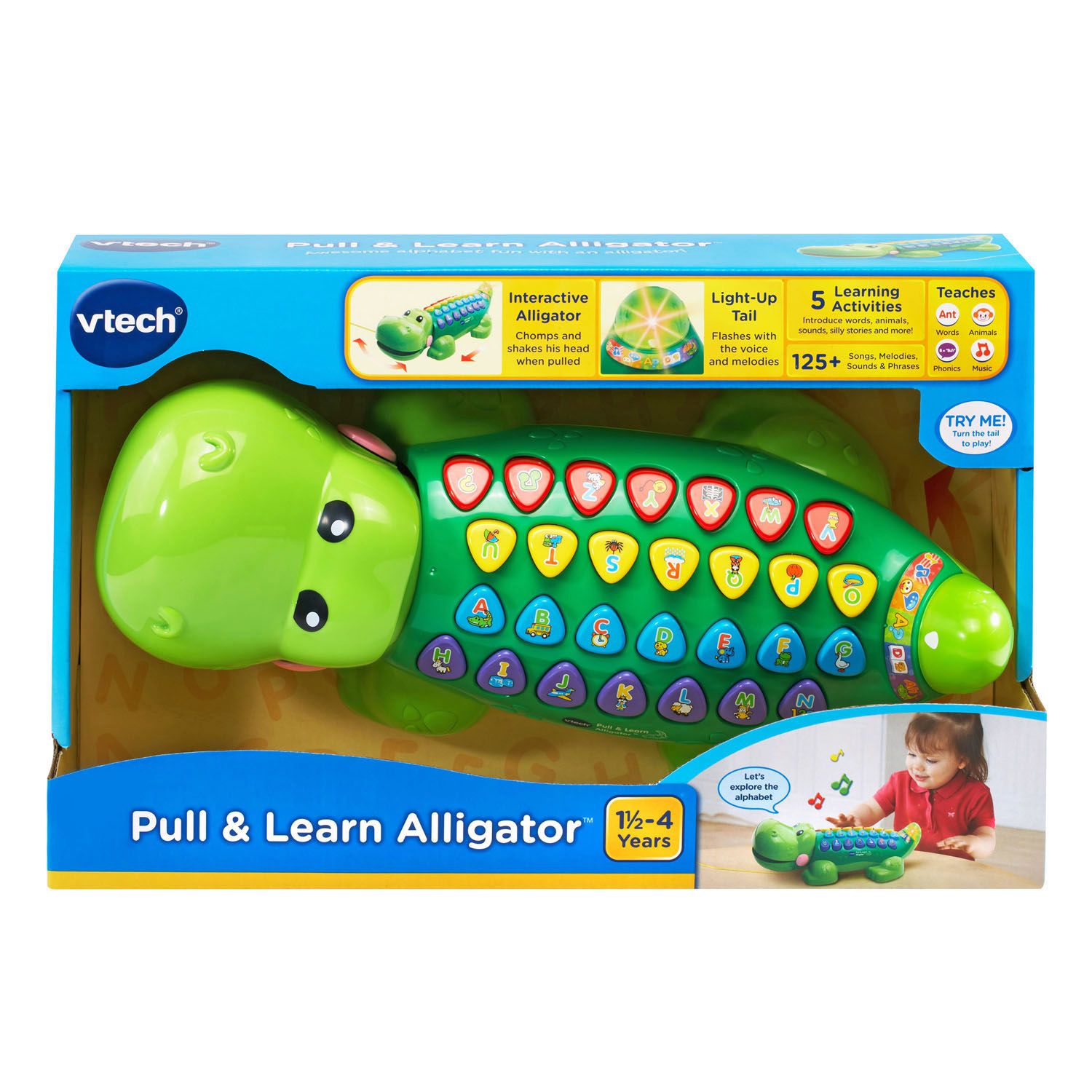 vtech pull and learn alligator