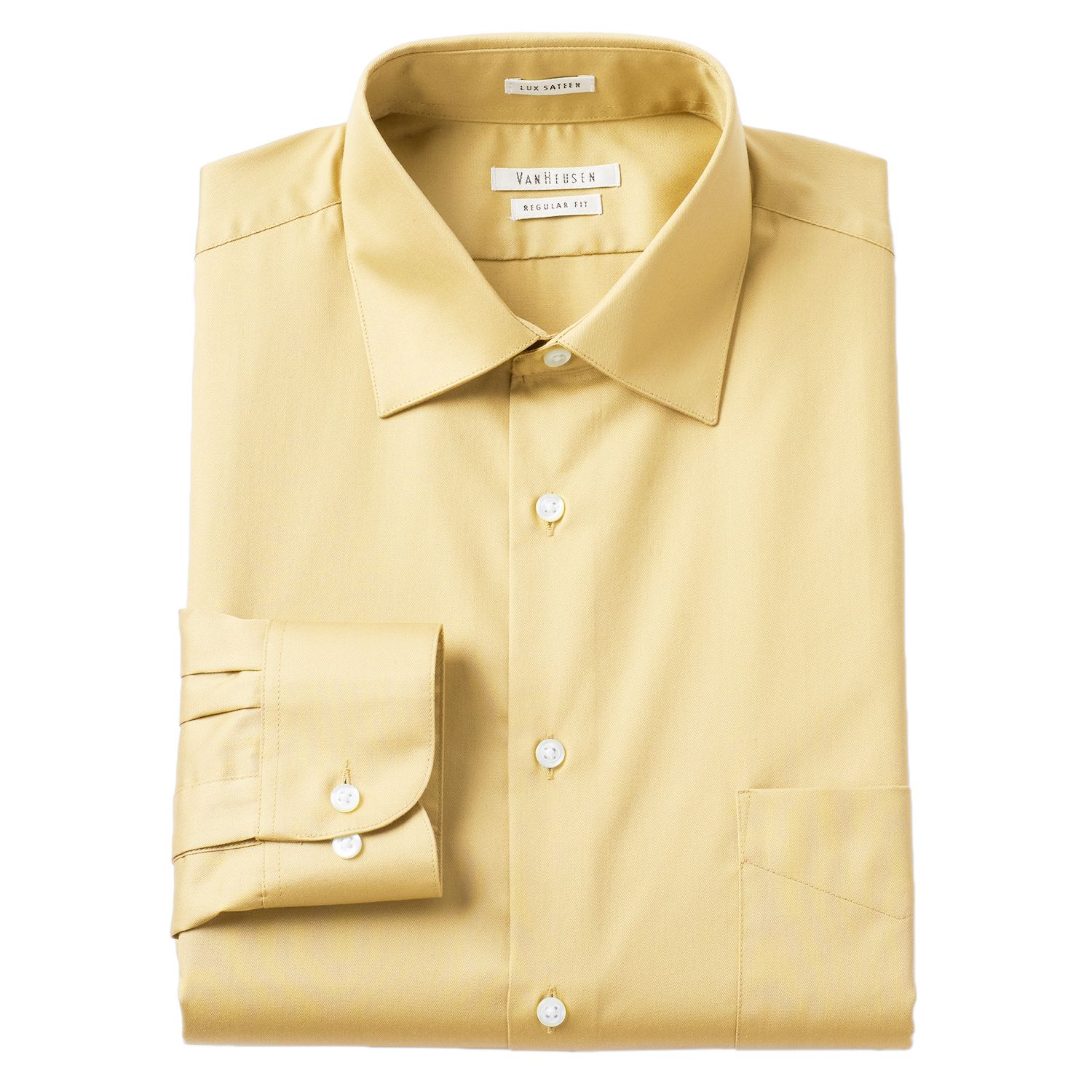 Men's Van Heusen Regular-Fit Lux Sateen Dress Shirt