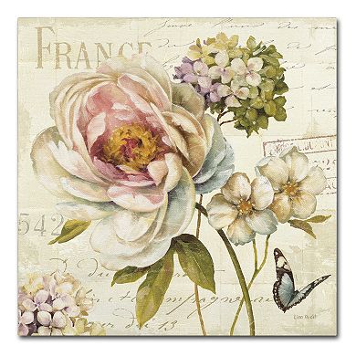 Trademark Fine Art Marche de Fleurs III Canvas Wall Art