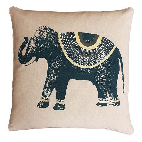 Thro by Marlo Lorenz Ezra Elephant Throw Pillow