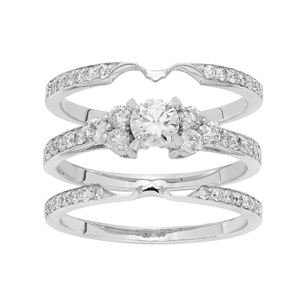 The Regal Collection 14k White Gold 1 Carat T.W. IGL Certified Diamond ...