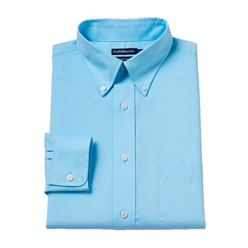 Men's Croft & Barrow® Classic-Fit Oxford Easy-Care Dress Shirt