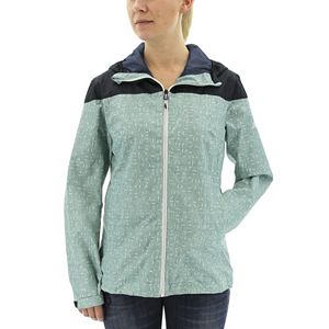 Women's Adidas Outdoor Printed Waterproof Wandertag Rain Jacket