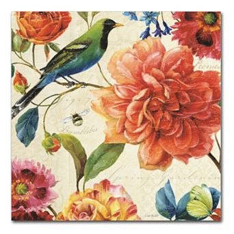 Trademark Fine Art Rainbow Garden II Canvas Wall Art