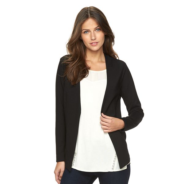 Women's Apt. 9® Collarless Blazer