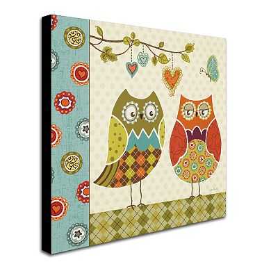 Trademark Fine Art Owl Wonderful I Canvas Wall Art