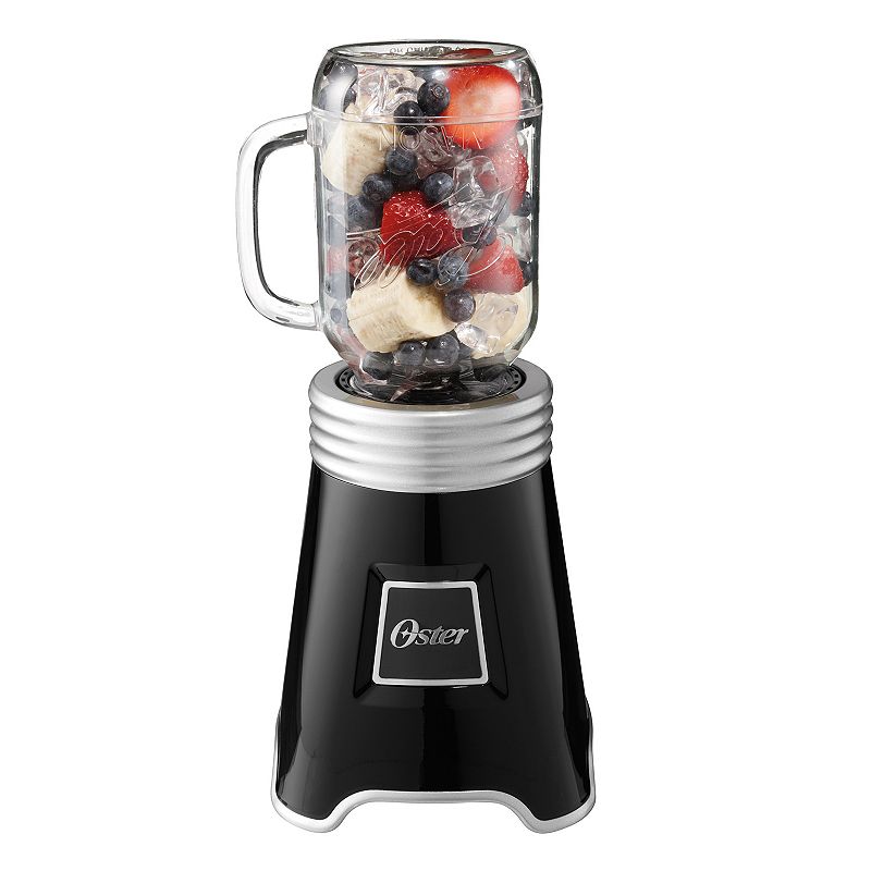 UPC 034264479807 product image for Oster Fresh + Blend'N Go Mason Jar Blender, Black | upcitemdb.com