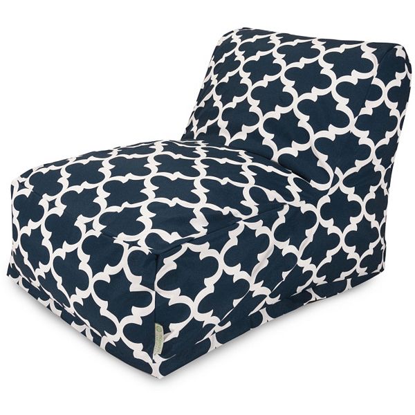 Majestic Home Goods Trellis Indoor / Outdoor Beanbag Chair Lounger