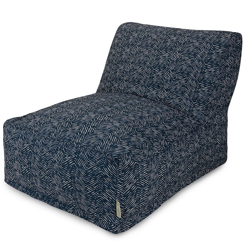 UPC 859072203945 product image for Majestic Home Goods Tribal Indoor / Outdoor Beanbag Chair Lounger, Blue | upcitemdb.com