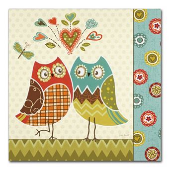 Trademark Fine Art Owl Wonderful II Canvas Wall Art