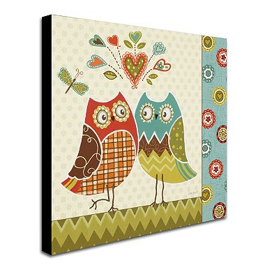 Trademark Fine Art Owl Wonderful II Canvas Wall Art