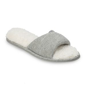 Dearfoams Women's Knit Twist Slide Slippers