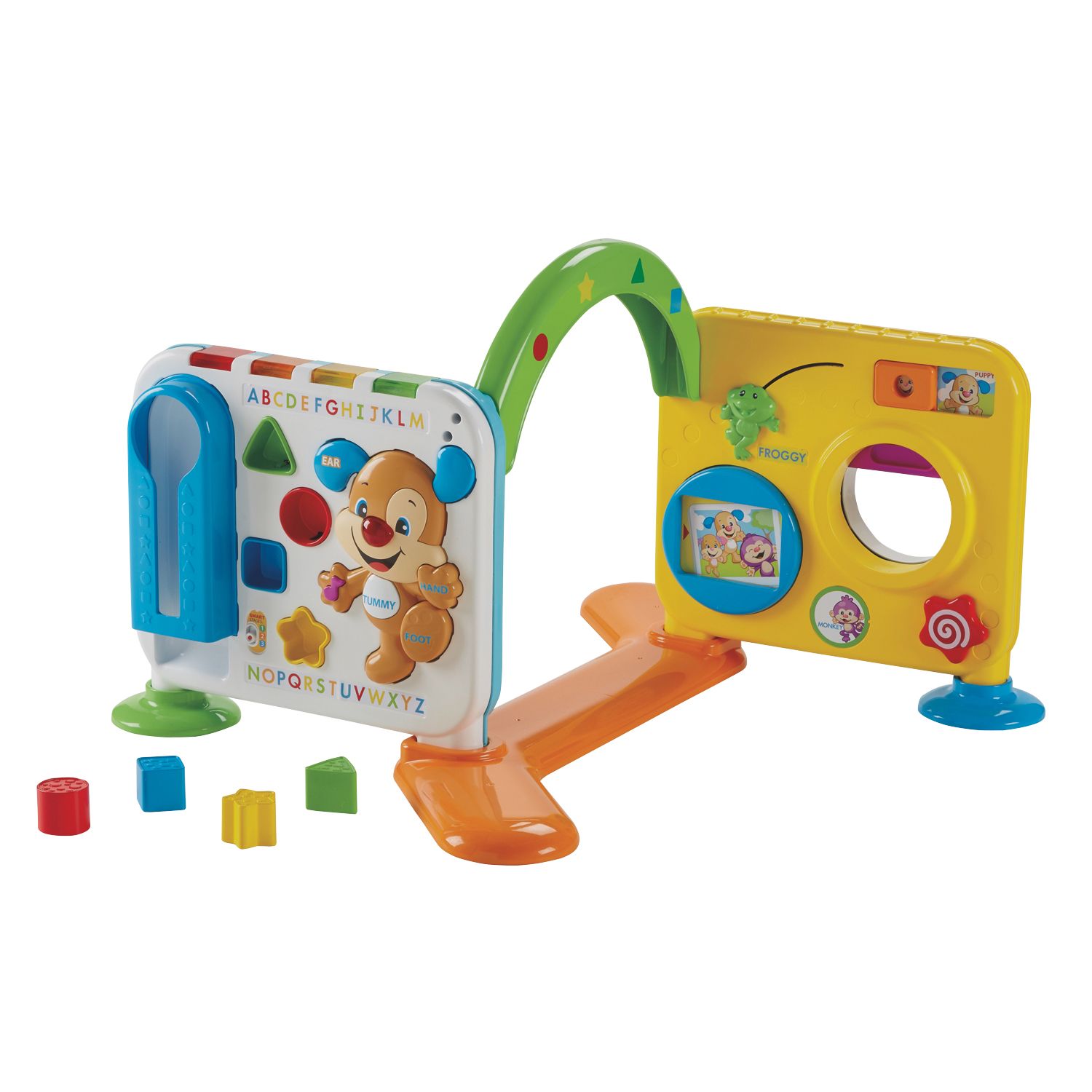 fisher price laugh and learn crawl through house