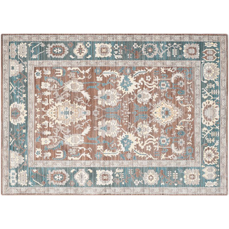 Safavieh Valencia Phillippa Framed Floral Rug, Multicolor, 5X8 Ft