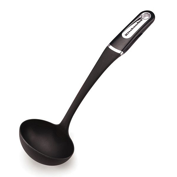 Perforated Spoon For Serving White Nylon Kitchen KitchenAid