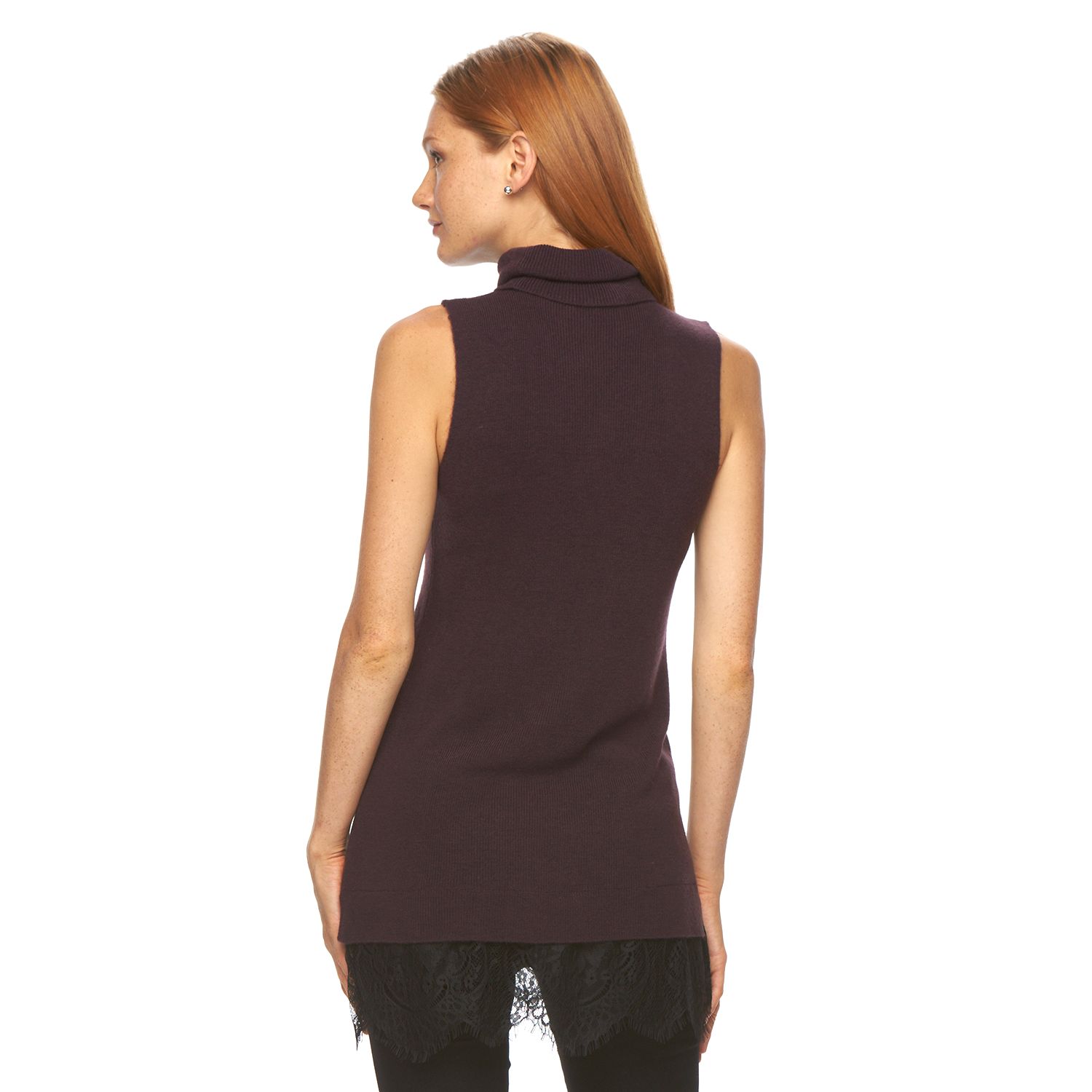 kohl s sleeveless turtleneck
