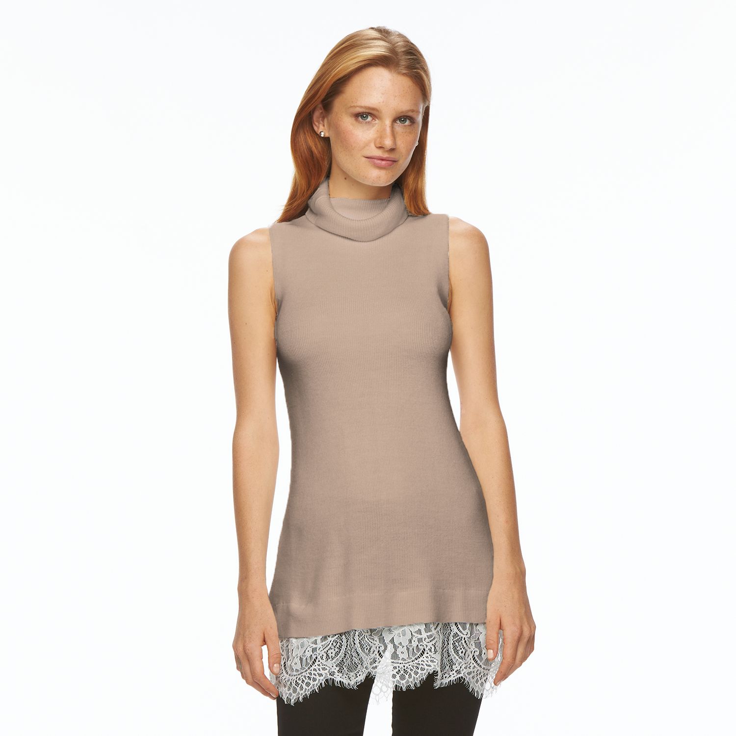 Kohls sleeveless turtleneck store