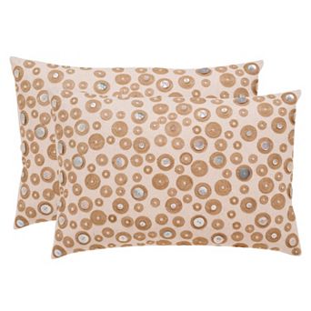 Safavieh Starlette Seashell Throw Pillow 2 pc Set