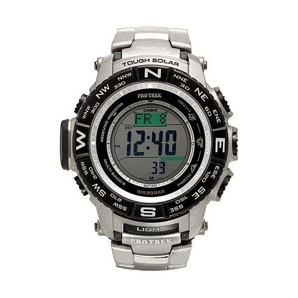 Casio men s pro trek prw3500 clearance solar powered atomic digital watch