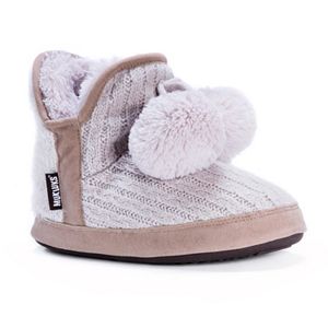 MUK LUKS Women's Pennley Sweater Bootie Slippers