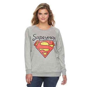 Juniors' Plus Size DC Comics Superman Graphic Sweatshirt