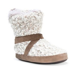 MUK LUKS Women's Judie Sweater Knit Boot Slippers