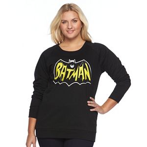 Juniors' Plus Size DC Comics Batman Graphic Fleece Sweatshirt