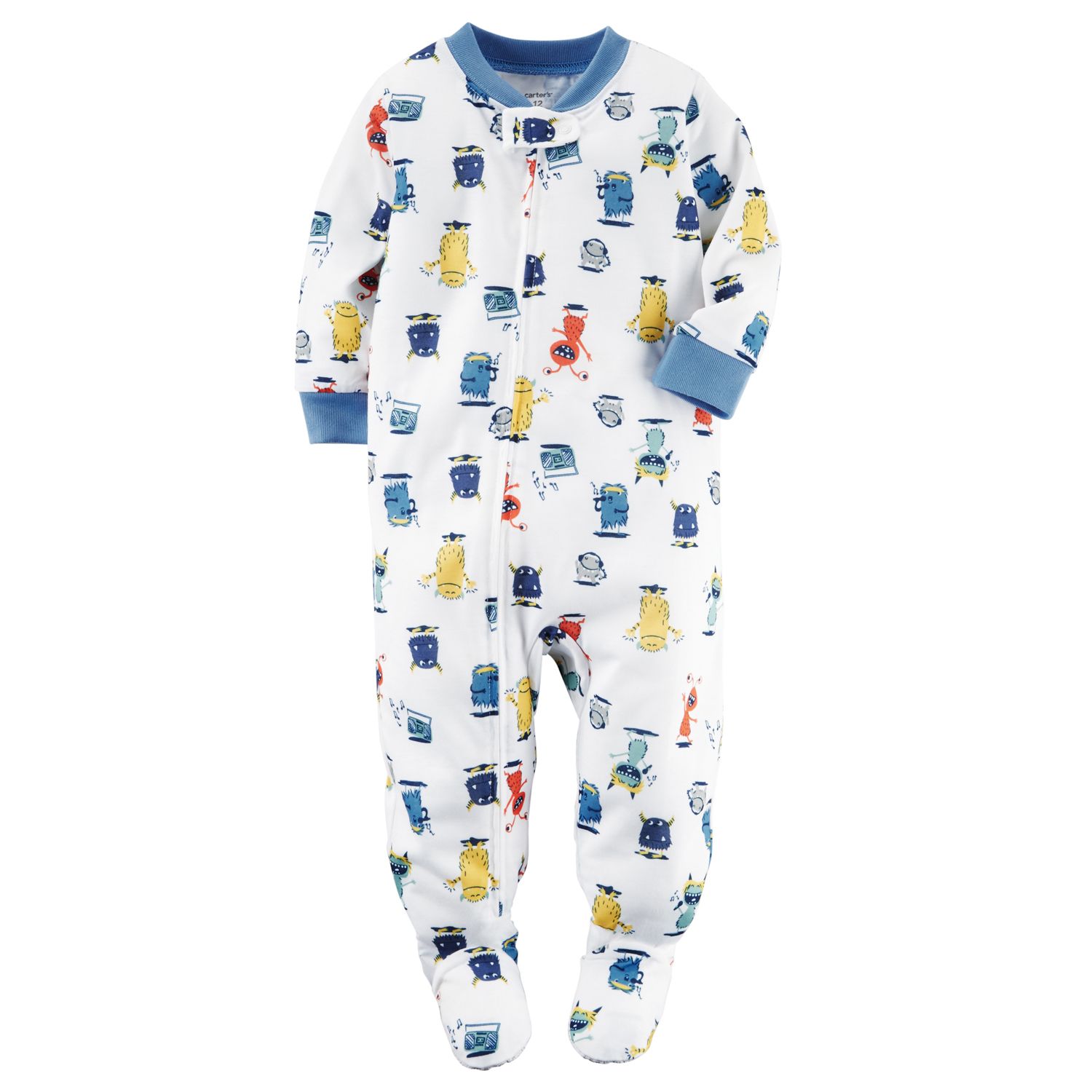 boys footed pajamas
