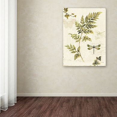 Trademark Fine Art Ivies and Ferns III Canvas Wall Art